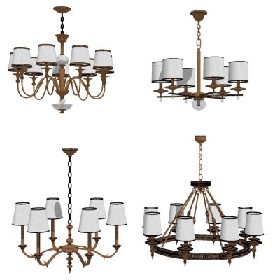 美式欧式铁艺吊灯