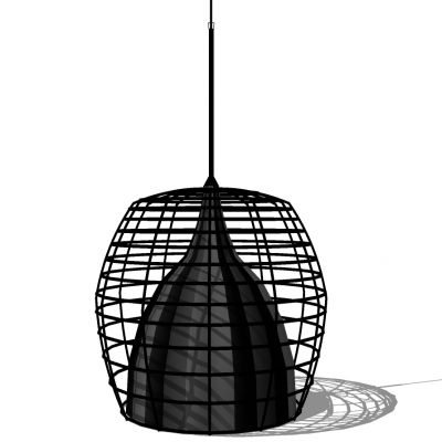 新中式鸟笼吊灯