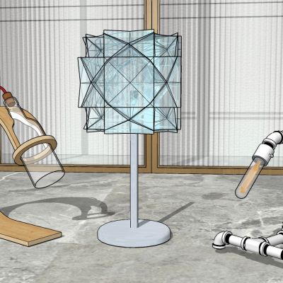 现代工业风创意异形玻璃