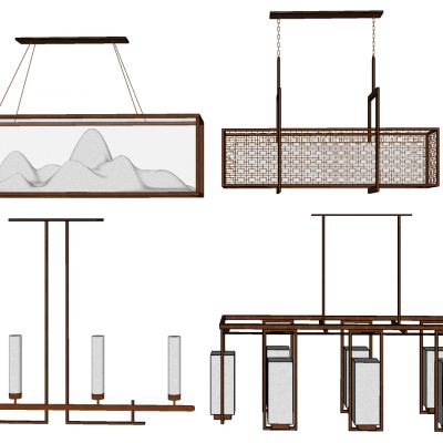 新中式山形状吊灯