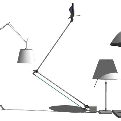 现代台灯长臂折叠落地灯台灯