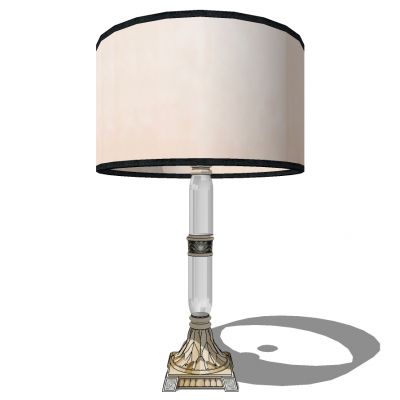 现代简欧式铁艺金属雕花台灯