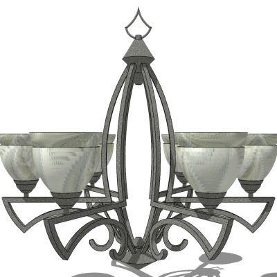 美式欧式铁艺吊灯