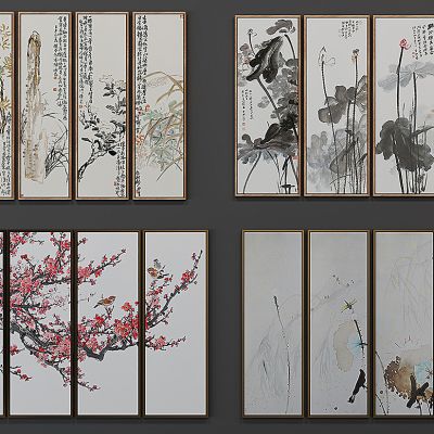 新中式装饰画组合