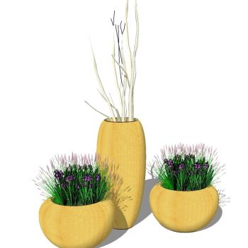 现代花钵花盆花槽