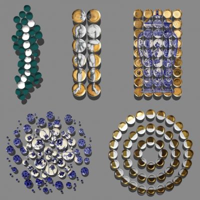 欧式法式新中式盘子挂饰挂件