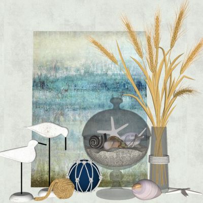 北欧现代饰品摆件花瓶麦穗