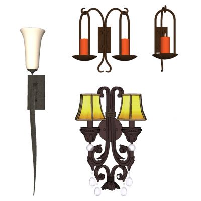 美式欧式庭院室外壁灯