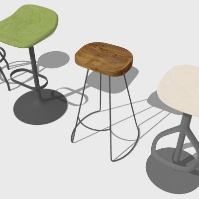 工业风现代吧台吧椅