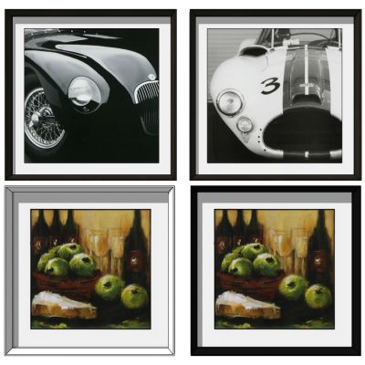 欧式现代汽车装饰画