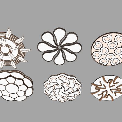 欧式异形吸顶灯组合