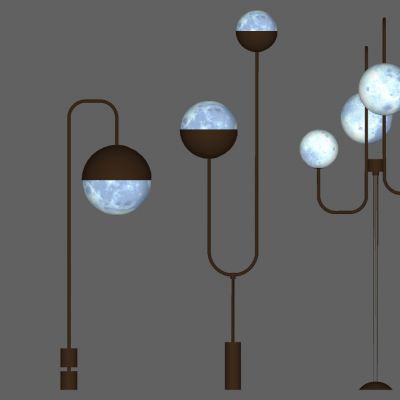 落地灯SU模型