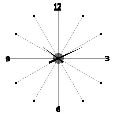北欧现代挂钟时钟石英钟墙饰挂件挂饰