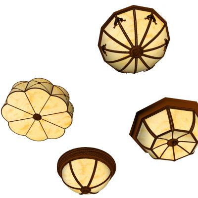 美式吸顶灯组合