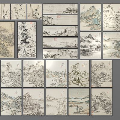 新中式挂画装饰画