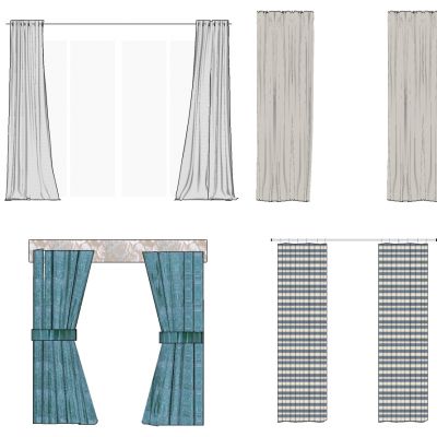 地中海欧式田园儿童房女孩房窗帘