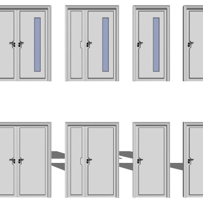 现代实木单开门