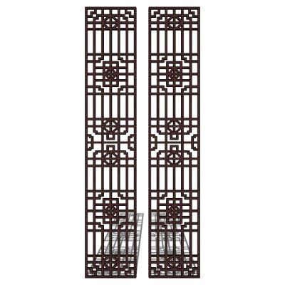 新中式花格雕花屏风隔断