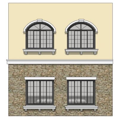 欧式建筑别墅窗窗户