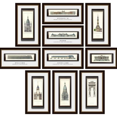 美式欧式法式挂画装饰画画框相框