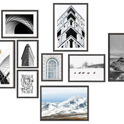 欧式现代装饰画挂画照片墙