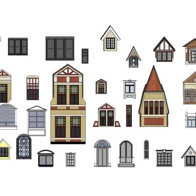 欧式建筑外窗窗户