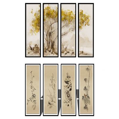 新中式装饰挂画