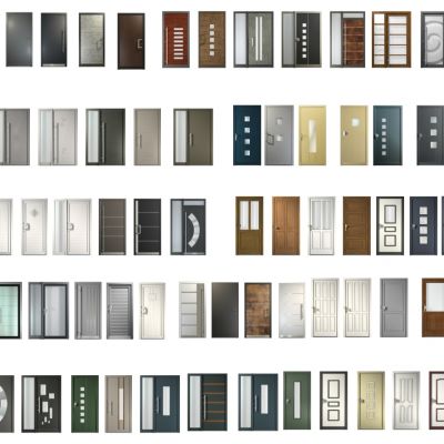 现代卧室门合集