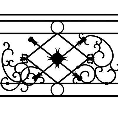 欧式法式铁艺护栏栏杆