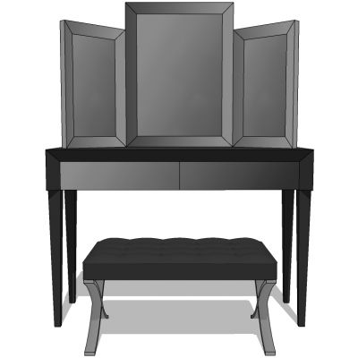 北欧现代梳妆桌台写字台