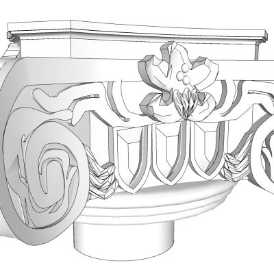欧式建筑构件欧式柱头