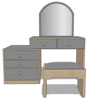 北欧现代梳妆桌台写字台