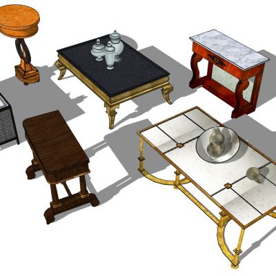 美式法式新古典茶几