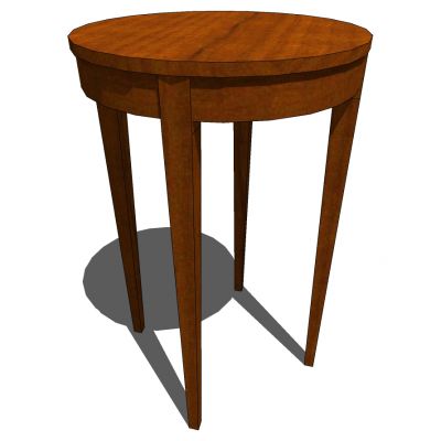 新中式美式边几灯几圆几圆凳