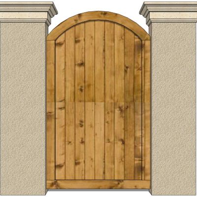 欧式庭院别墅木板大门