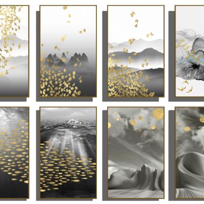 新中式抽象画挂画