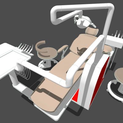 牙科诊所检查躺椅空腔医院躺椅