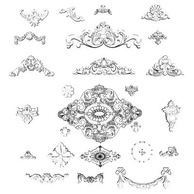 欧式法式石膏雕花构件