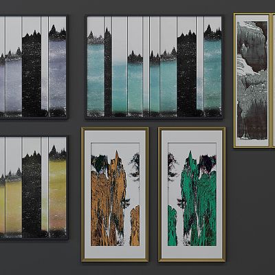 [中式]新中式挂画组合