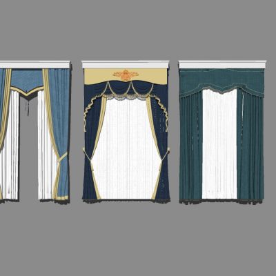欧式法式美式新中式窗帘帘头