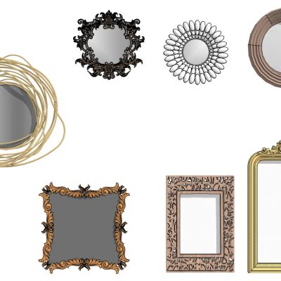 现代简约镜子组合