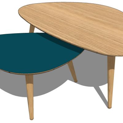 北欧现代边几圆几灯几