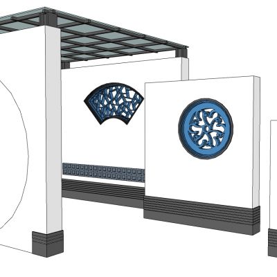 徽派建筑院墙花窗