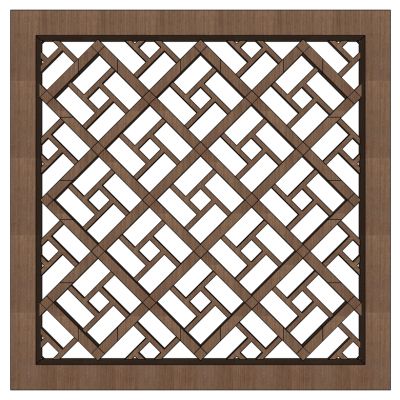 中式景窗花窗花格