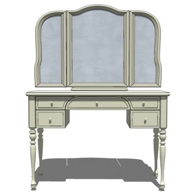 欧式法式美式梳妆台化妆台