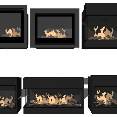 现代壁炉火炉