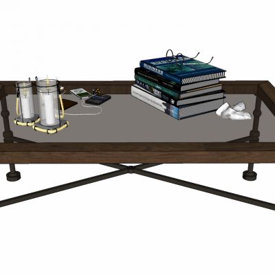 美式古典欧式实木茶几