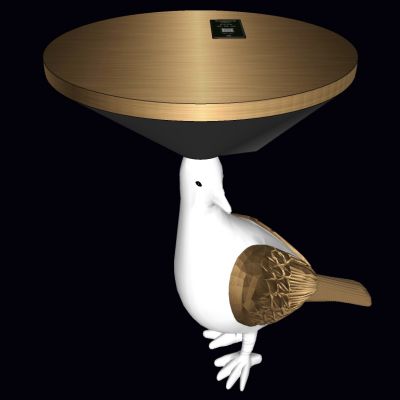 现代简欧式轻奢金属边几圆几灯几