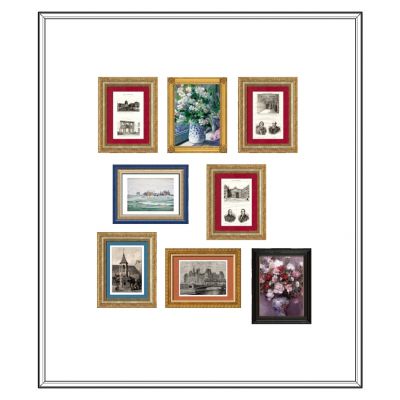 欧式法式美式画框相框装饰画照片墙