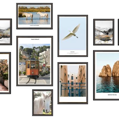 现代欧式装饰画挂画照片墙